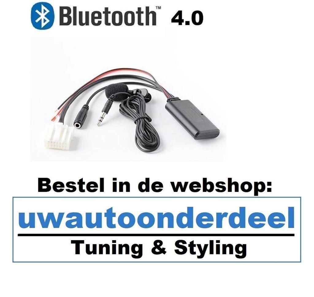 Mazda 2 3 5 MX5 6 RX8 Bluetooth carkit Aux Muziek streaming