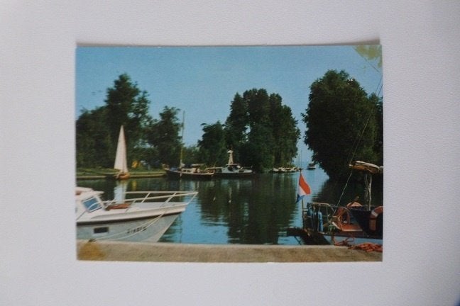 LANGWEER haven boten schepen, Ophalen, Zuid-Holland