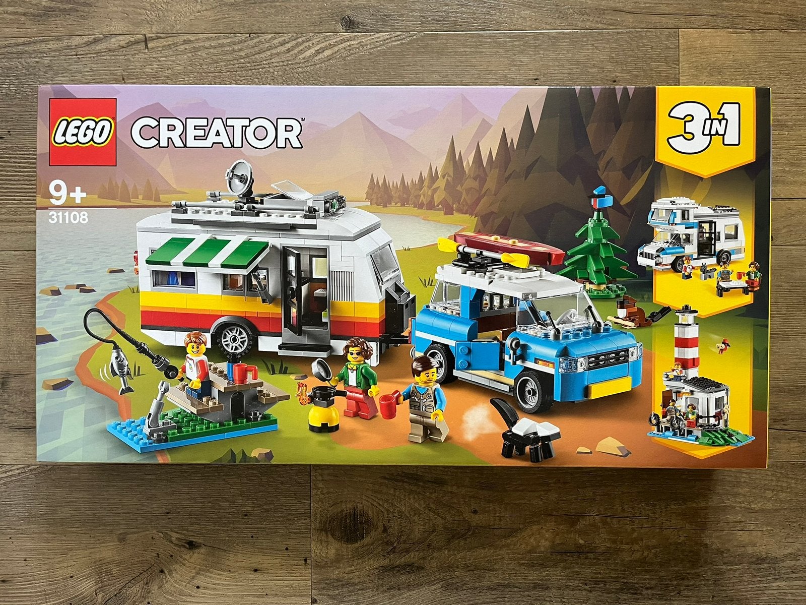 Lego Creator 3in1 31108 Familievakantie met caravan - Nieuw!, Lego, Nieuw, Ophalen of Verzenden, Creator