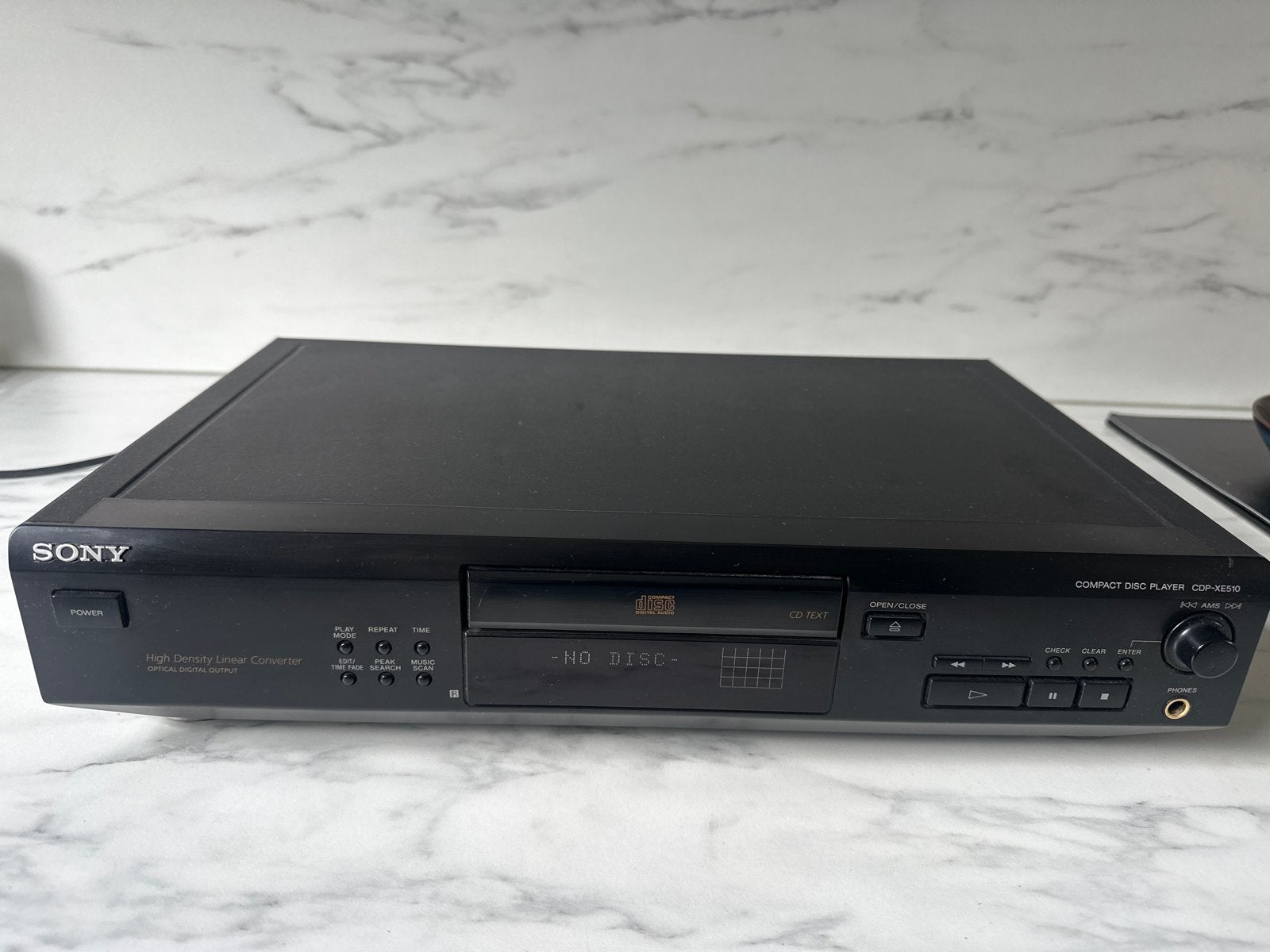Sony CDP-XE510 Compact Disc Speler - High Density Linear Con, Ophalen, Gebruikt, Sony