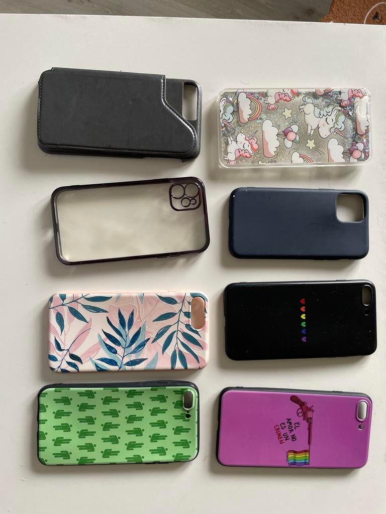 Diverse iPhone Hoesjes - Bescherming en Stijl, Kunststof, Ophalen of Verzenden, Schokbestendig, Flipcase