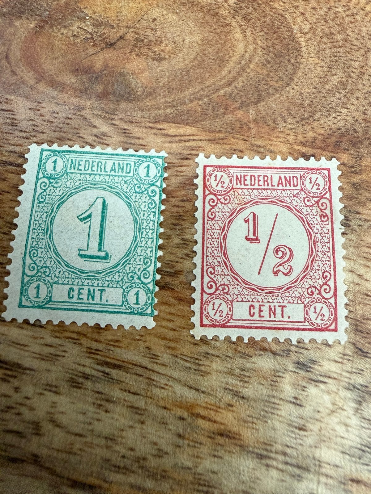 Nederlandse postzegels 1 cent en 1/2 cent, Postzegels en Munten, Postzegels | Nederland, Ophalen of Verzenden, T/m 1940, Gestempeld