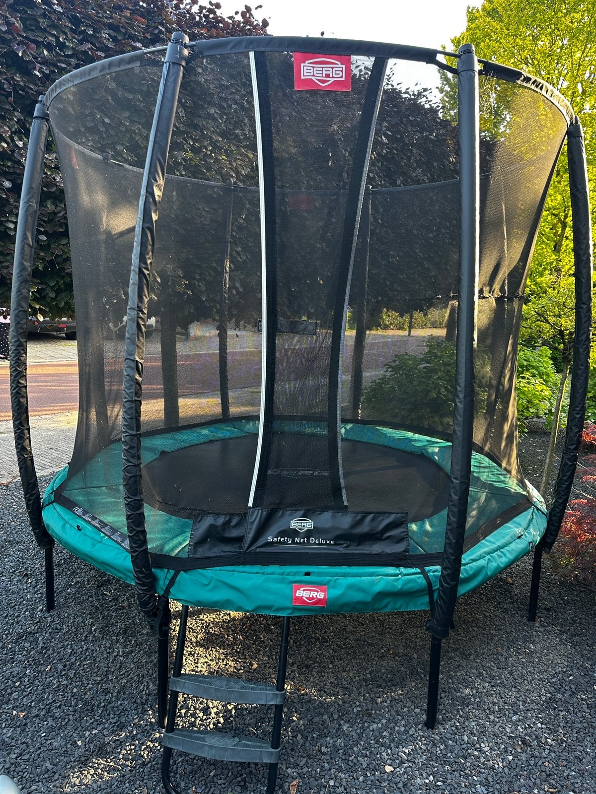 BERG Champion Trampoline 270 met Veiligheidsnet Deluxe, Kinderen en Baby's, Speelgoed | Buiten | Trampolines, Ophalen, Zo goed als nieuw