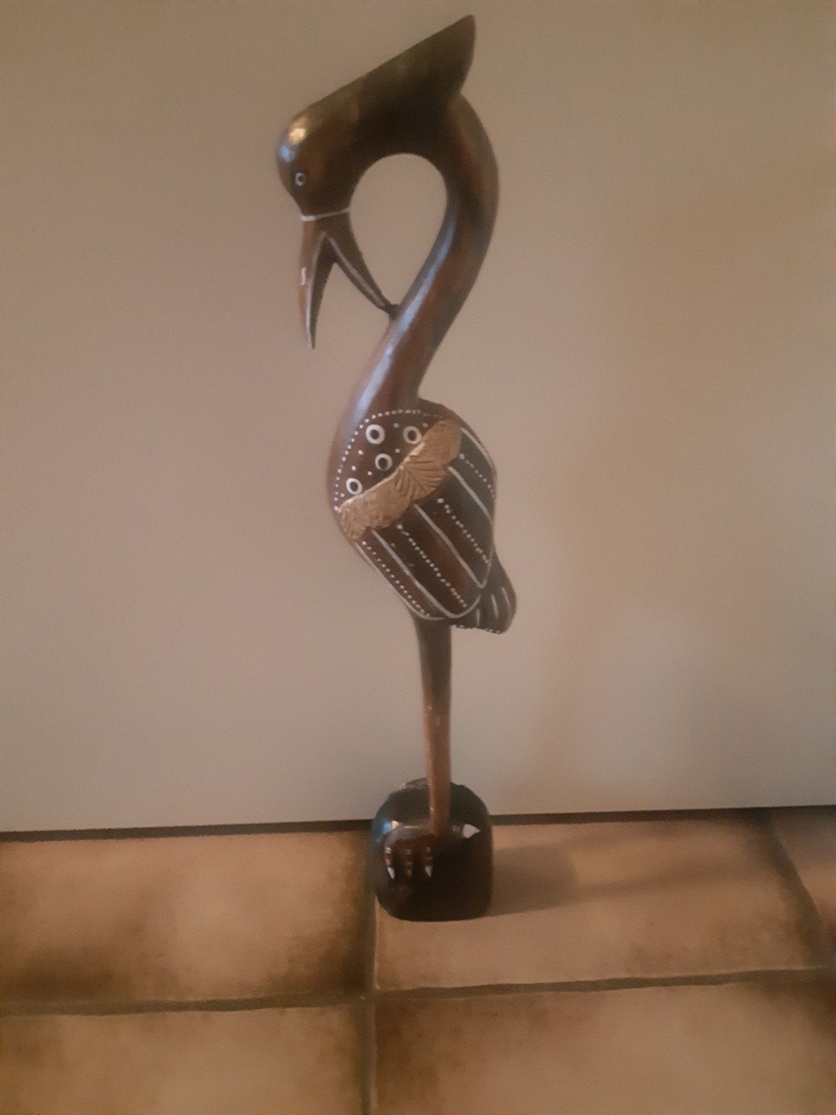 4 Houten Vogels., Ophalen