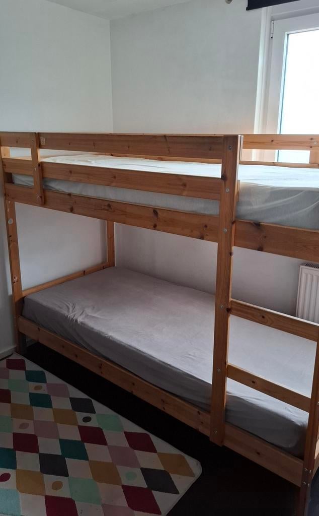 Ikea Mydal grenen houten stapelbed 200x90, Huis en Inrichting, Ophalen, Gebruikt, 90 cm, 160 tot 180 cm