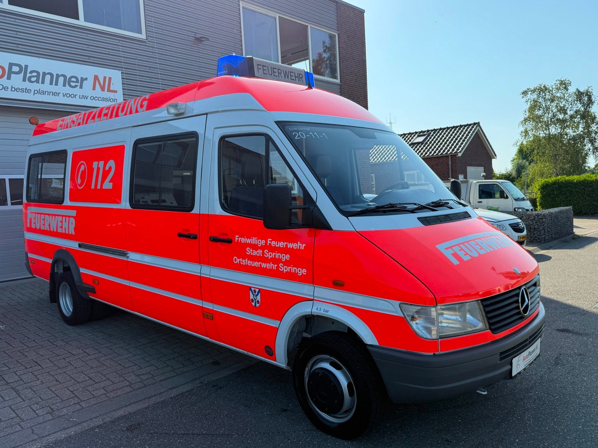 Mercedes-Benz Sprinter 412 D! Nieuwstaat! *21.597KM*!, Euro 2, Gebruikt, 2 stoelen, Blauw