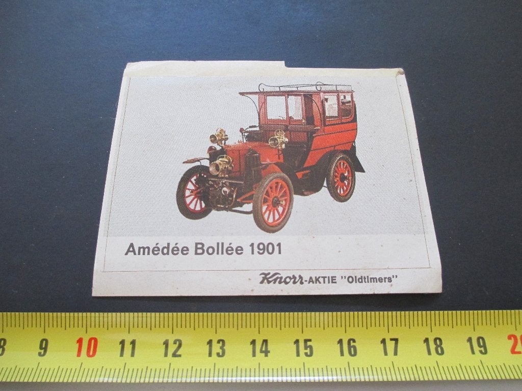 sticker KNORR  Oldtimer  Amédée Bollée 1901, Ophalen, Zo goed als nieuw