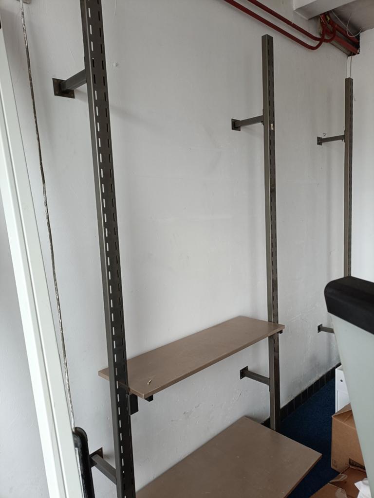 Robuste metalen stellingen, Huis en Inrichting, Kasten | Stellingkasten, Ophalen, Gebruikt