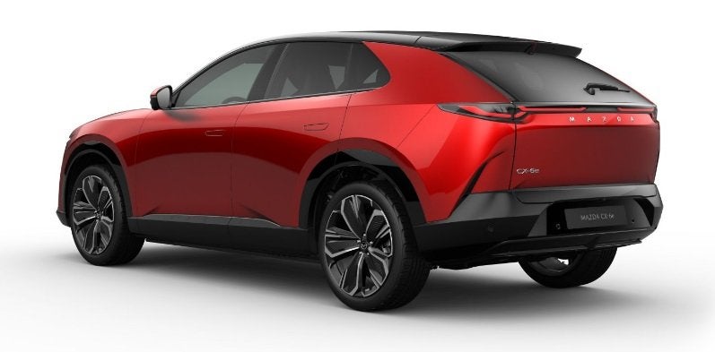 Mazda CX-6e Takumi 78 kWh NAVI | APPLE CARPLAY / ANDROID | P, Auto's, Automaat, Dealer onderhouden, Achterwielaandrijving, Zwart