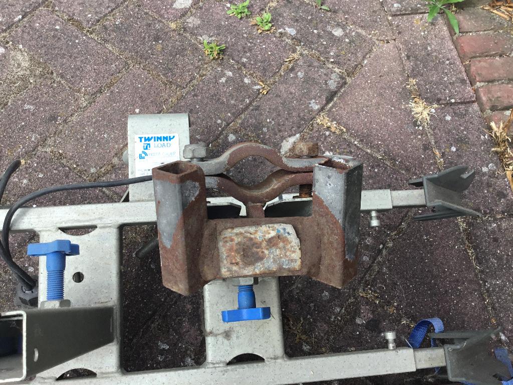 Fietsendrager, Ophalen, 2 fietsen, Gebruikt, Trekhaakdrager