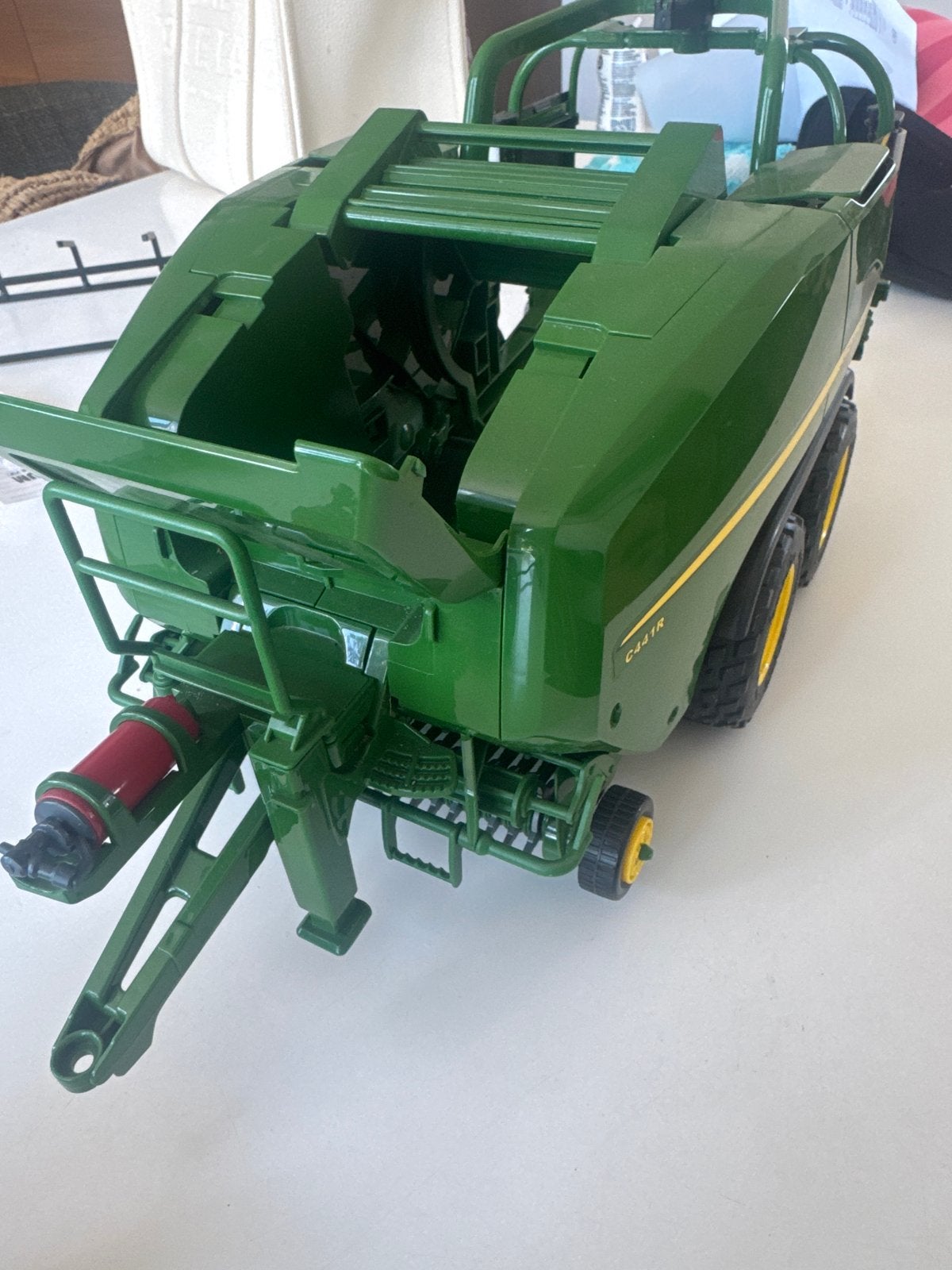 John Deere C441R Balenpers Speelgoedmodel, Ophalen of Verzenden, Zo goed als nieuw