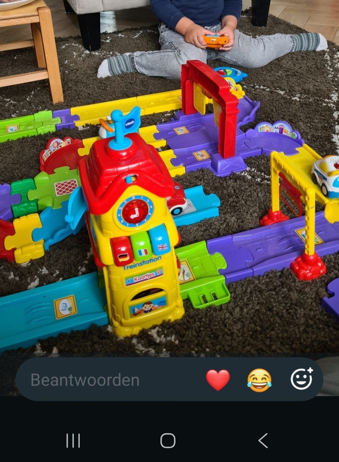 Partij VTech Toet Toet Auto's - Treinstation en Baandelen, Kinderen en Baby's, Speelgoed | Vtech, Ophalen of Verzenden, Gebruikt