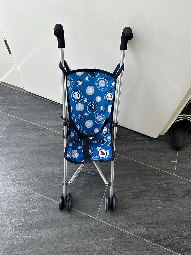 Inklapbare blauwe kinder poppenwagen, Ophalen, Zo goed als nieuw, Overige typen