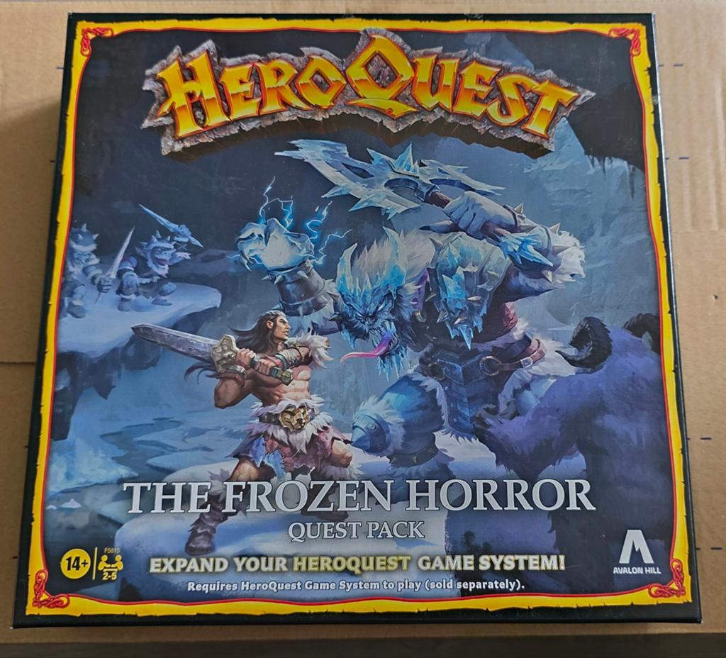 HeroQuest The Frozen Horror, extreem mooi!, Hobby en Vrije tijd, Gezelschapsspellen | Bordspellen, Ophalen of Verzenden, Zo goed als nieuw