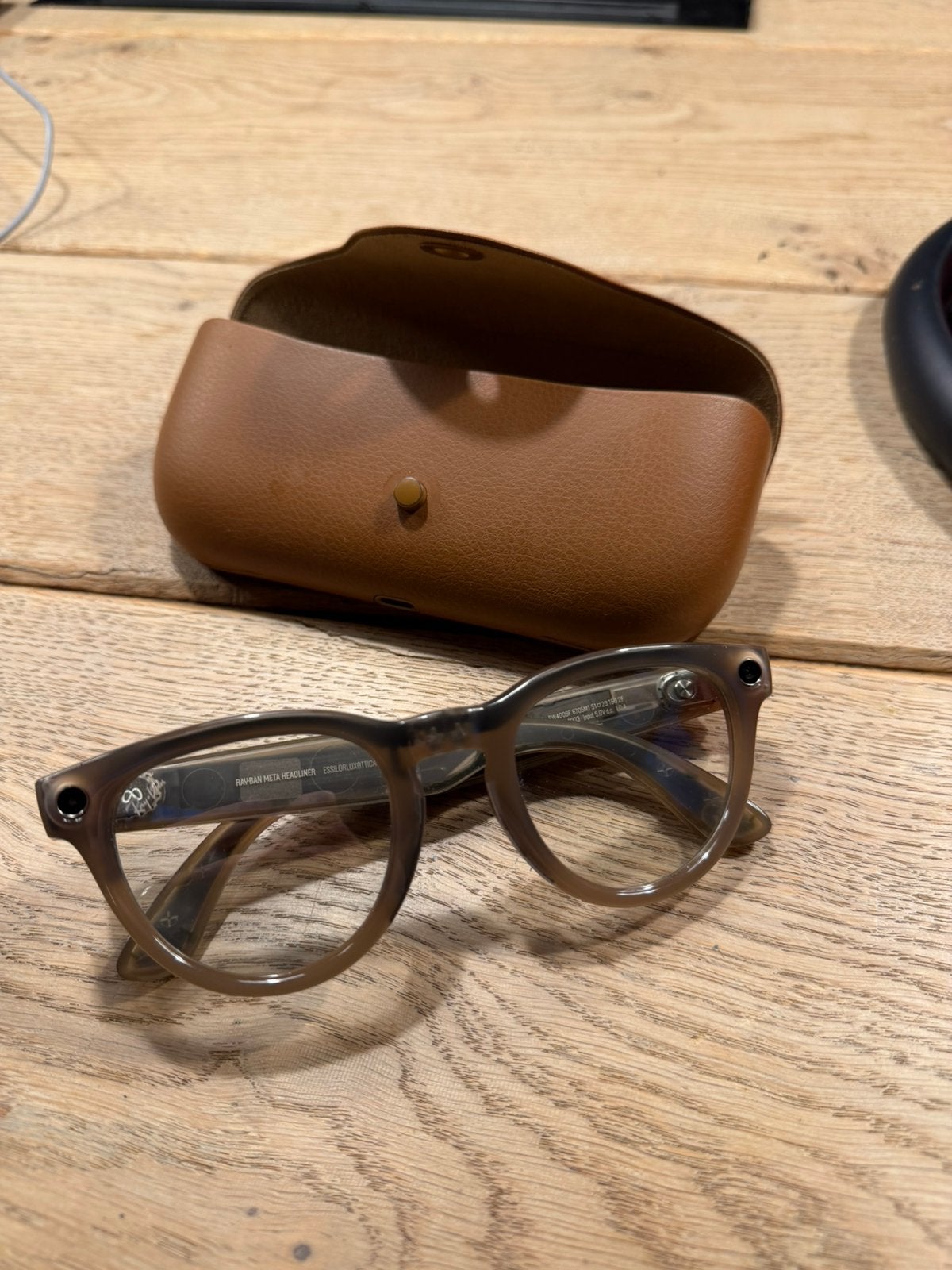 Ray-Ban Meta Headliner Gen 1 | Transitions | Compleet, Telecommunicatie, Ophalen of Verzenden, Zo goed als nieuw, Overige accessoires