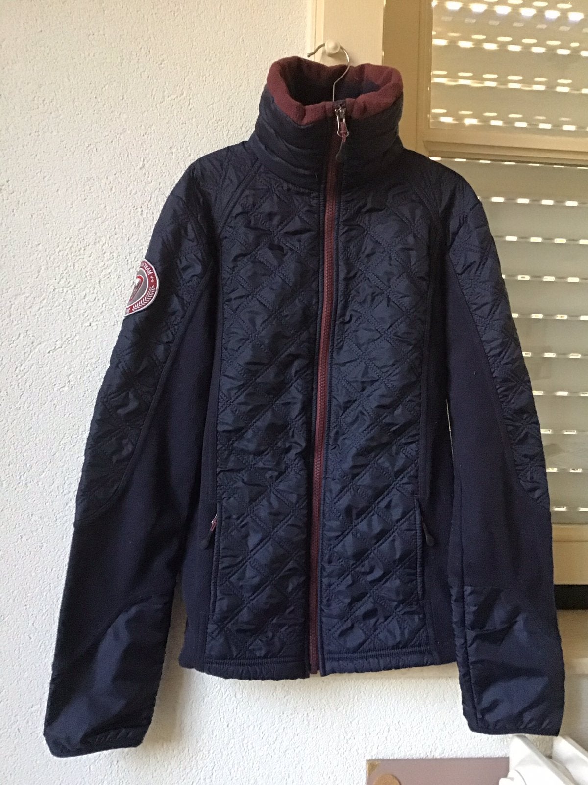 Decathlon Fleece Vest donkerblauw maat 152/164, Ophalen of Verzenden, Zo goed als nieuw, Jongen of Meisje, Jas