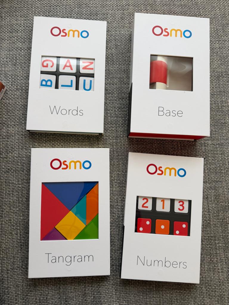 Osmo Starter Kit: Words, Tangram, Numbers, Base, Ophalen of Verzenden, Gebruikt, Taal en Lezen