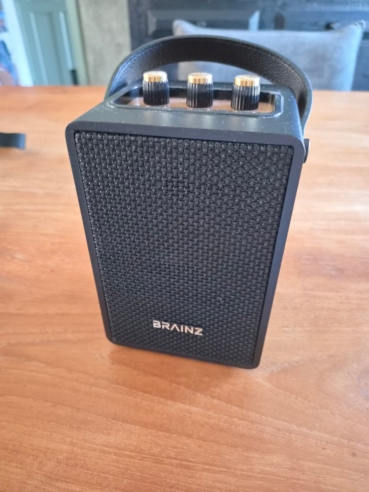 Brainz Draagbare Bluetooth Speaker met FM Radio en AUX, Overige merken, Bluetooth, Ophalen of Verzenden, Zo goed als nieuw