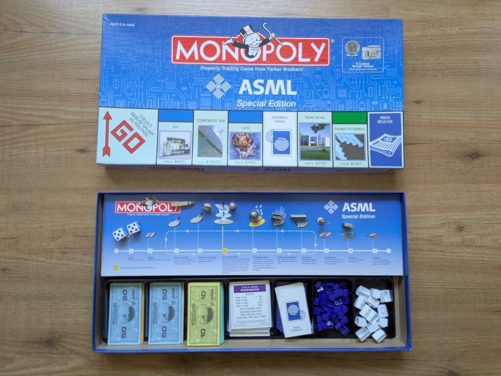 ASML Monopoly - speciale editie (2007), Een of twee spelers, Ophalen of Verzenden, Zo goed als nieuw