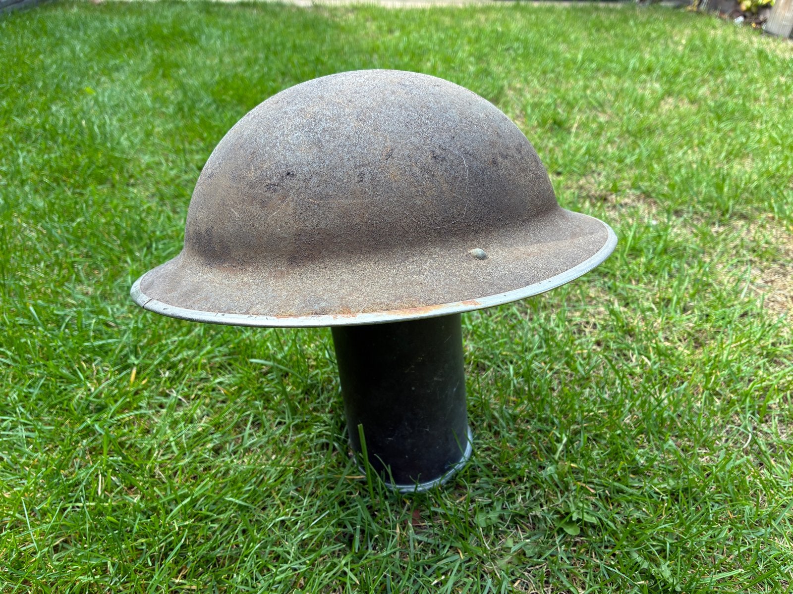 Britse/Commonwealth "Brodie" helm, type Mk II WO2, Verzamelen, Militaria | Tweede Wereldoorlog, Ophalen of Verzenden, Landmacht