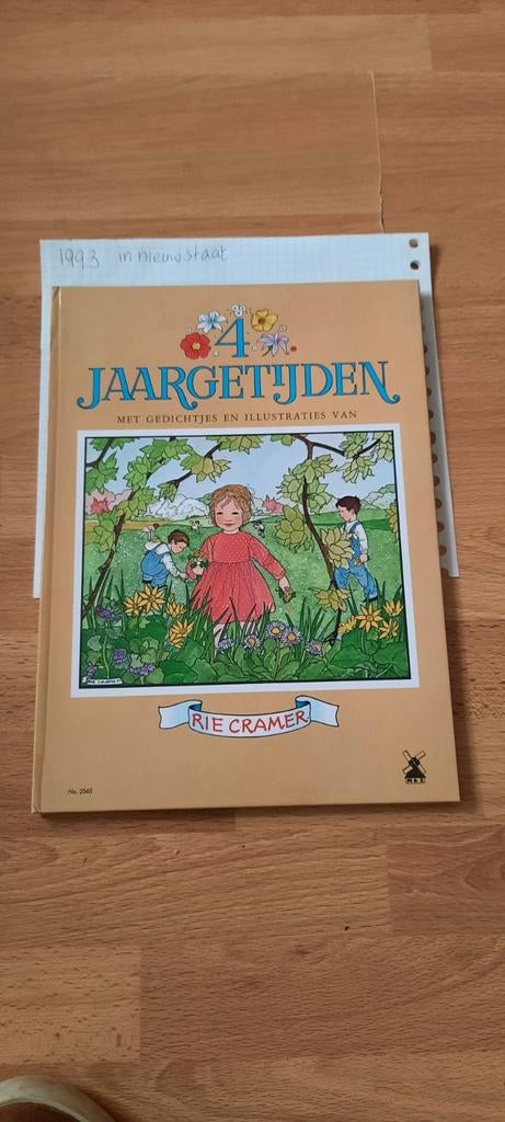 Rie Cramer - 4 Jaargetijden (1993) - Nieuwstaat, Ophalen of Verzenden, Nieuw, Rie Cramer, Fictie algemeen