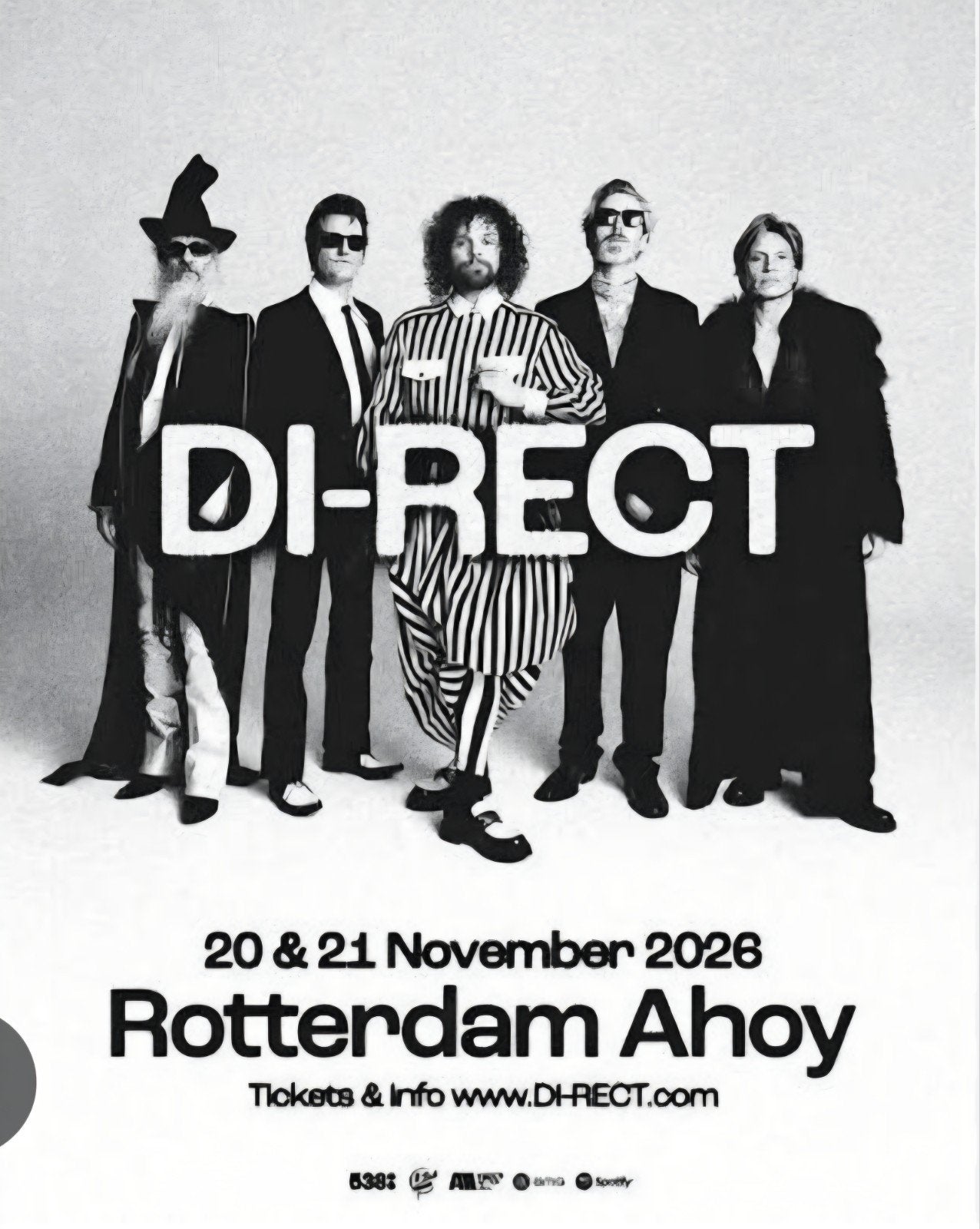 DI-RECT AHOY 4 tickets, Tickets en Kaartjes, Eén persoon, November
