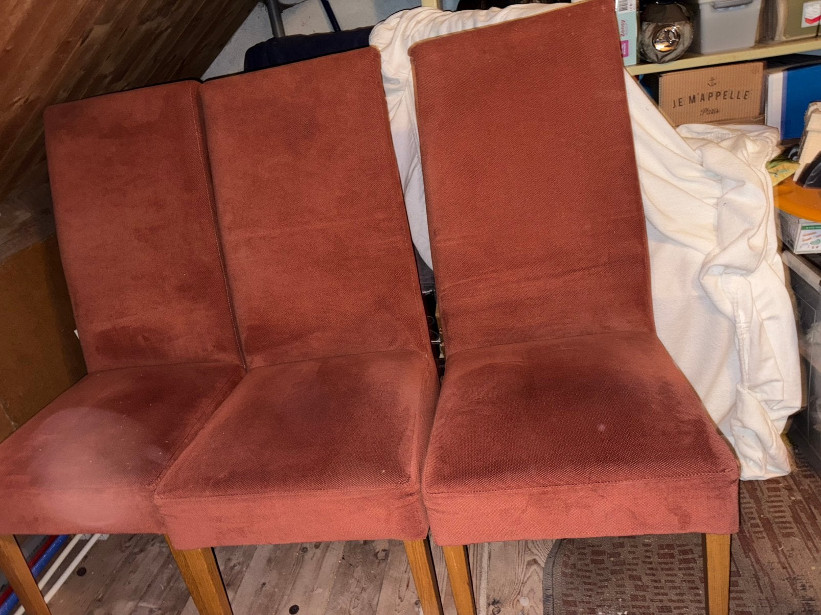 3 eettafelstoelen, Ophalen, Zo goed als nieuw