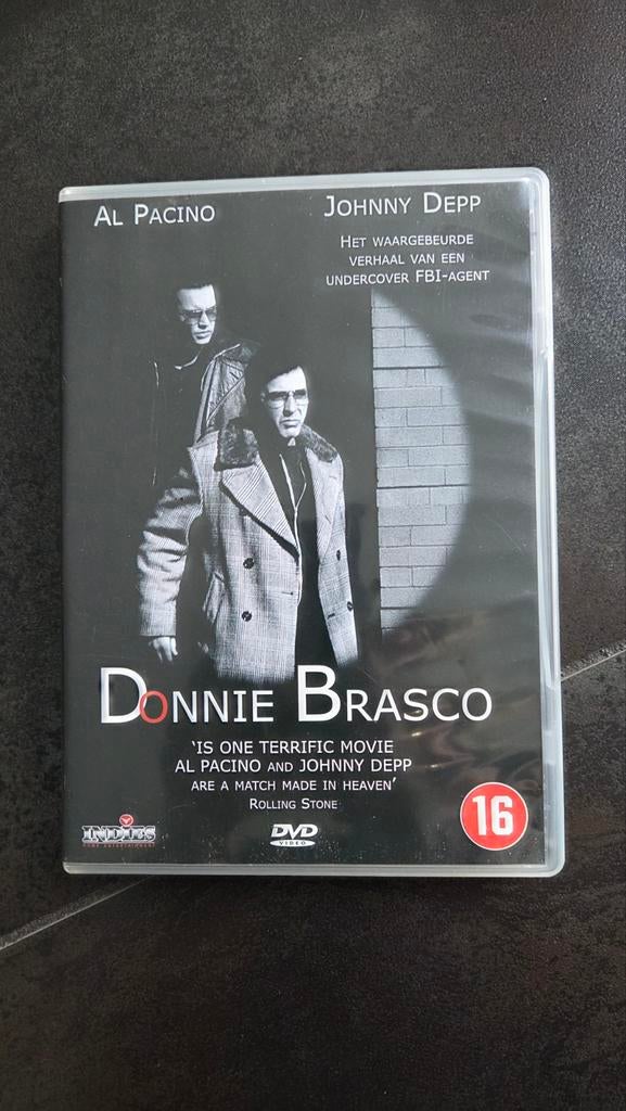 DVD Donnie Brasco, Alle leeftijden, Ophalen of Verzenden, Zo goed als nieuw