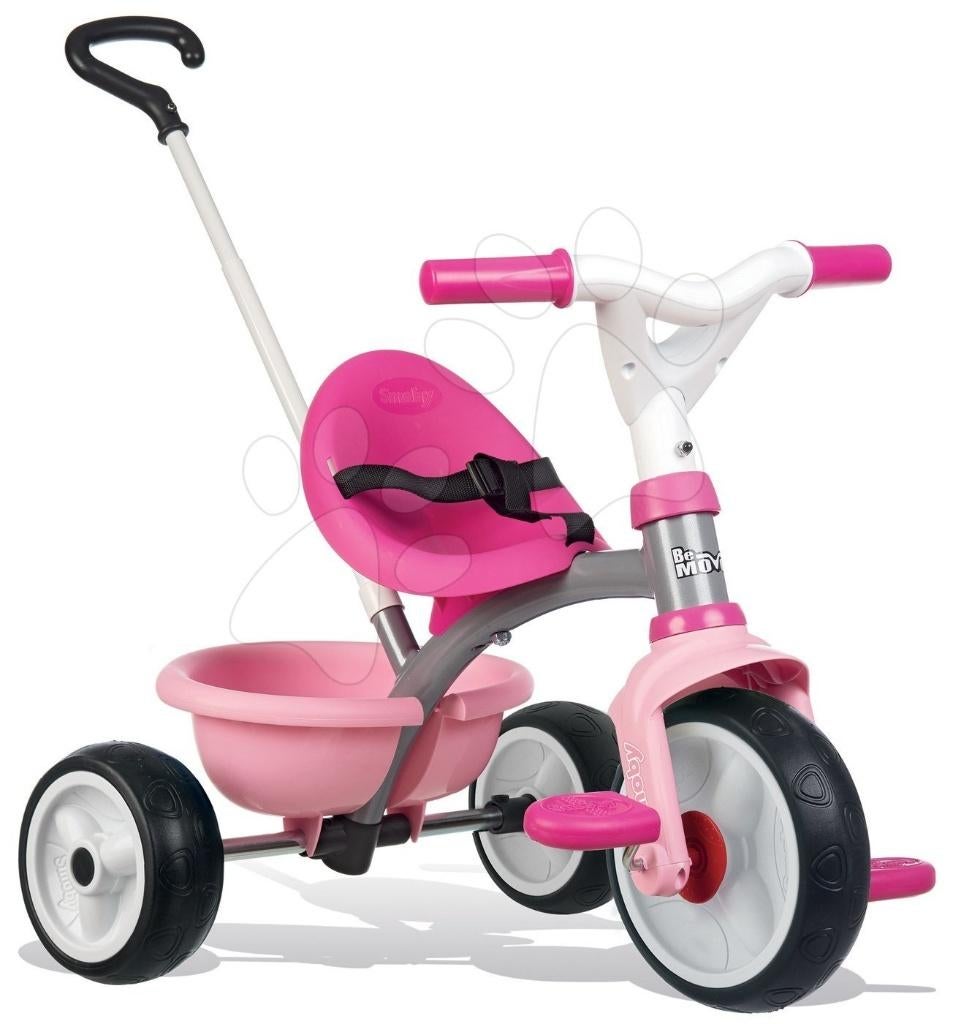 Smoby baby Driewieler Vanaf 10 maand Tot 5 jaar, Ophalen of Verzenden, Zo goed als nieuw, Smoby, Duwstang