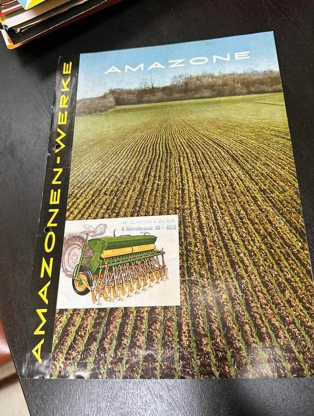 Oude Amazone-Werke folder uit de jaren '60, Ophalen of Verzenden, Zo goed als nieuw, Overige typen