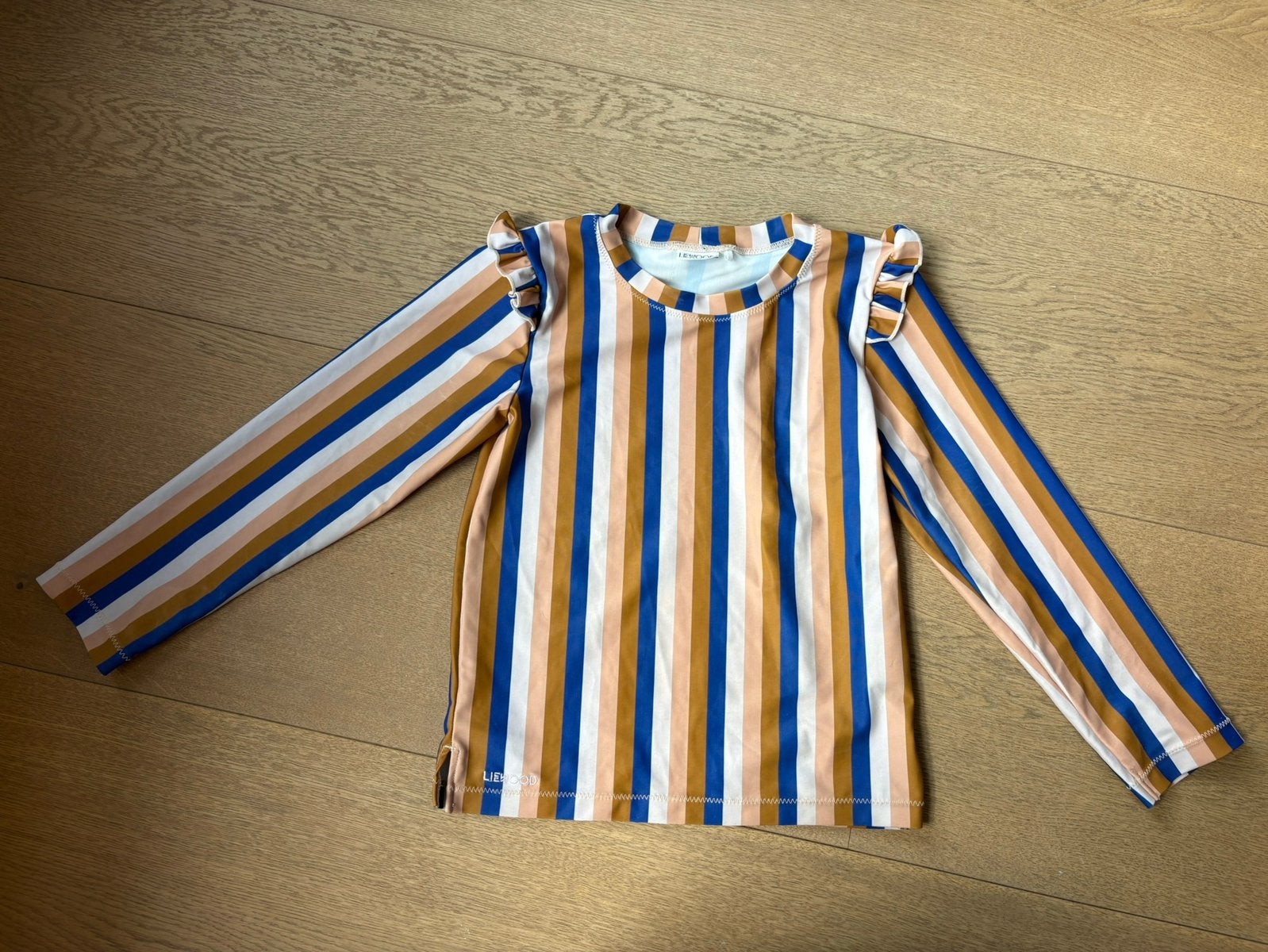 Gestreept Liewood UV shirt 116/122, Kinderen en Baby's, Kinderkleding | Maat 116, Ophalen of Verzenden, Zo goed als nieuw, Meisje