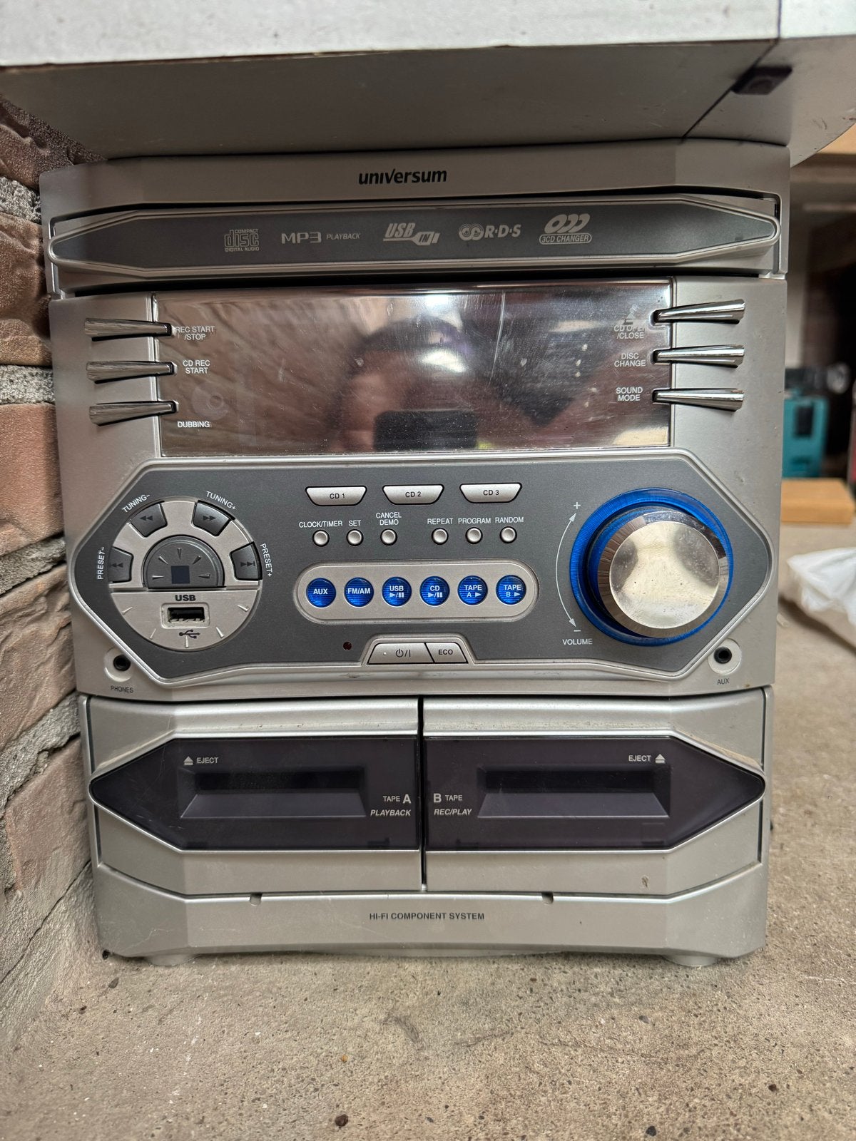 Universum Hi-Fi Component Systeem met Speakers, Gebruikt, Cassettedeck, Losse componenten, Ophalen
