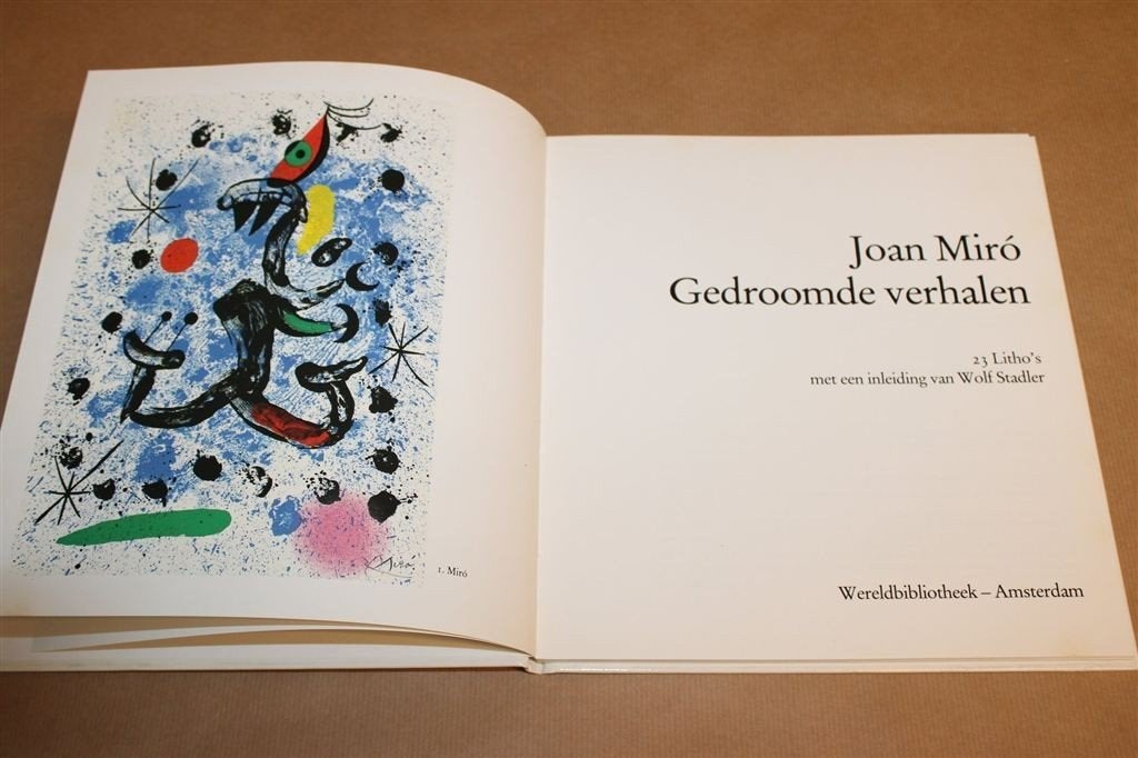 Miró — Gedroomde Verhalen 23 Litho\'s 1984, Ophalen of Verzenden, Gelezen