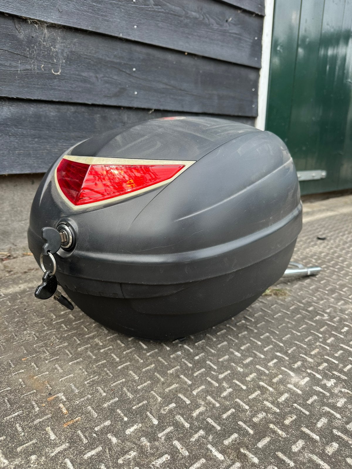 Zeer nette topkoffer (nu plug and play voor Zip)kan op alles, Ophalen, Zo goed als nieuw, Elektrisch