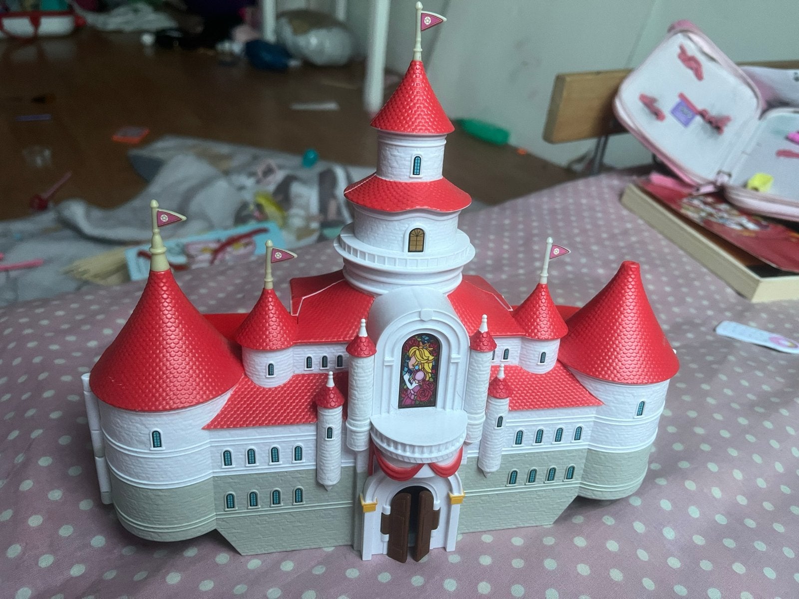 Super Mario Kasteel Speelset met Mario en Peach Figuren, Ophalen, Gebruikt, Jongen of Meisje
