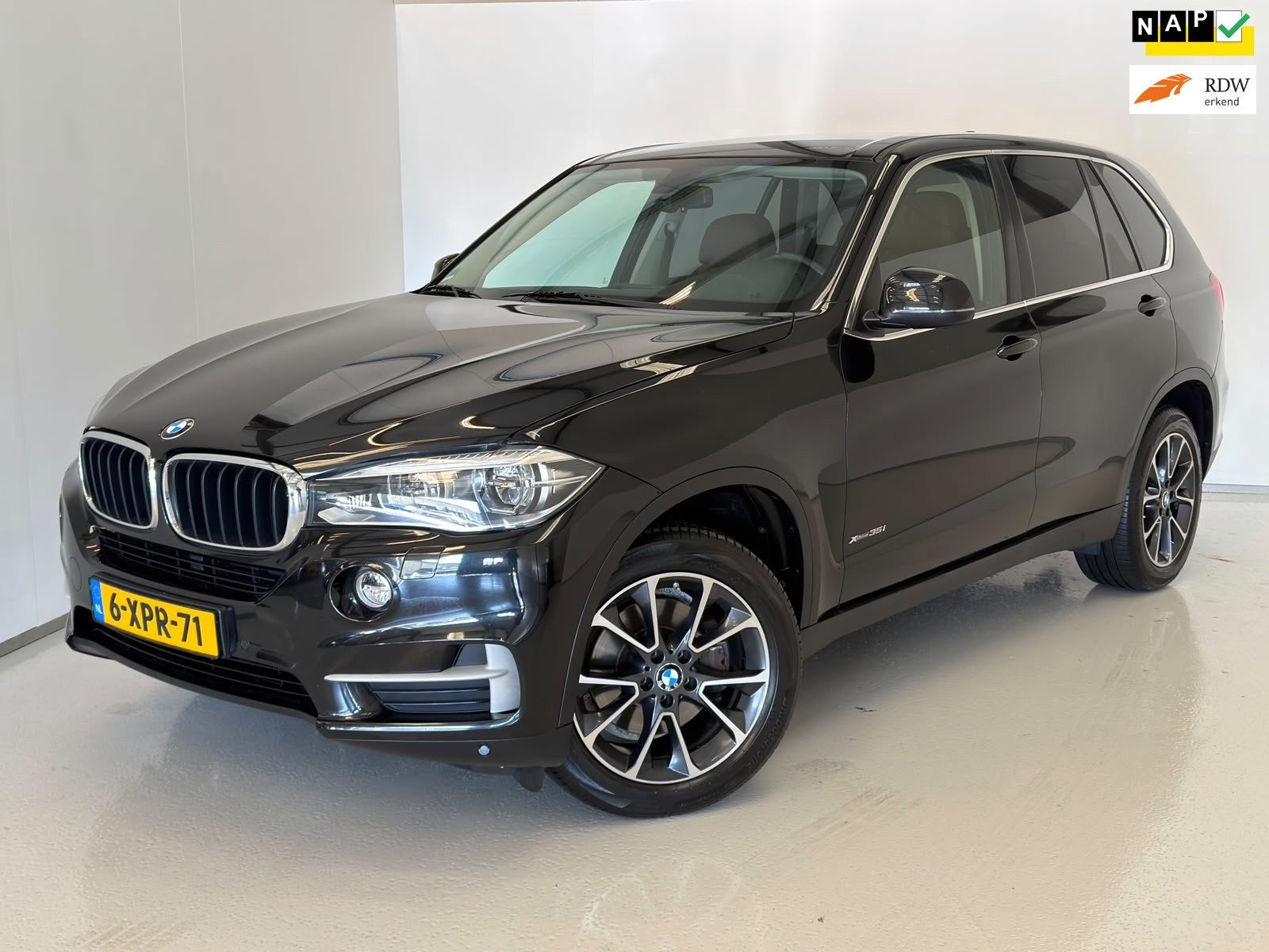 BMW X5 XDrive35i High Executive / NL-auto / Memory / Trekhaa, Auto's, 2005 kg, Gebruikt, Zwart, Vierwielaandrijving