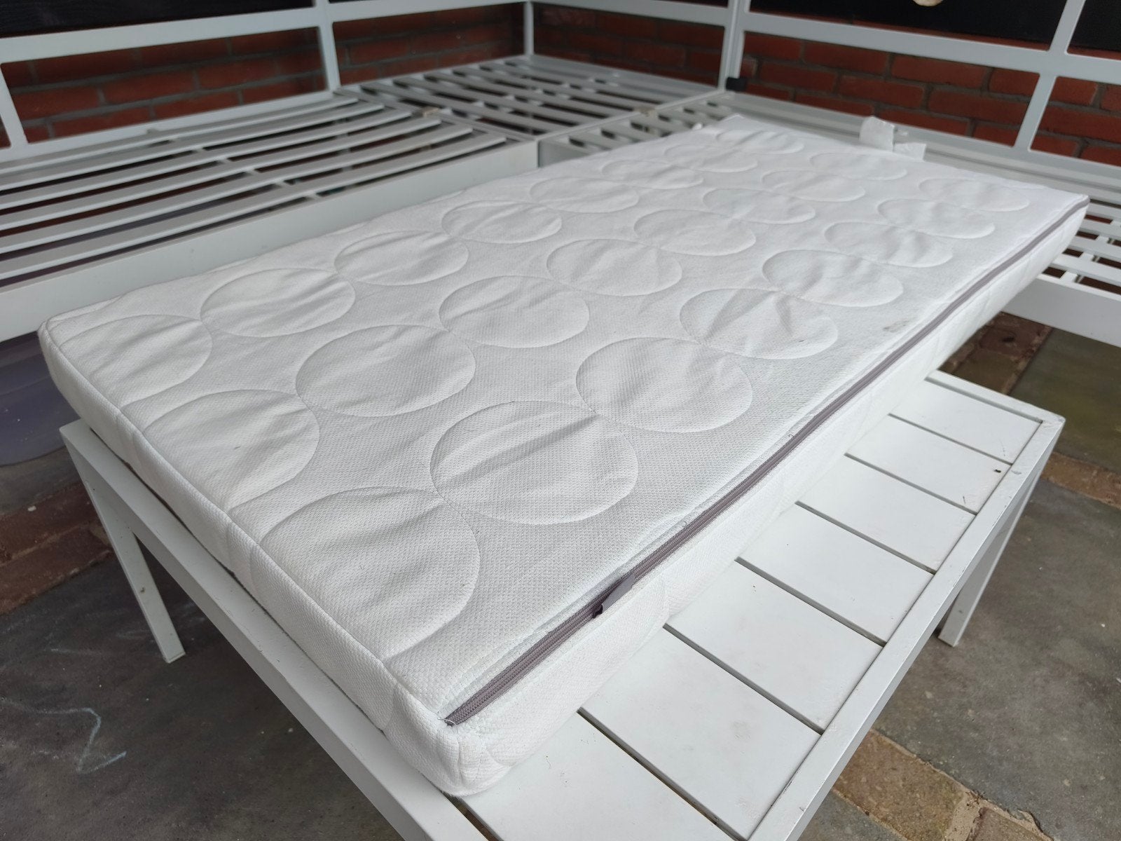 Kinder matras 120x60 - gratis voor een tweede leven, Ophalen, 190 cm of minder, Zo goed als nieuw, Eenpersoons