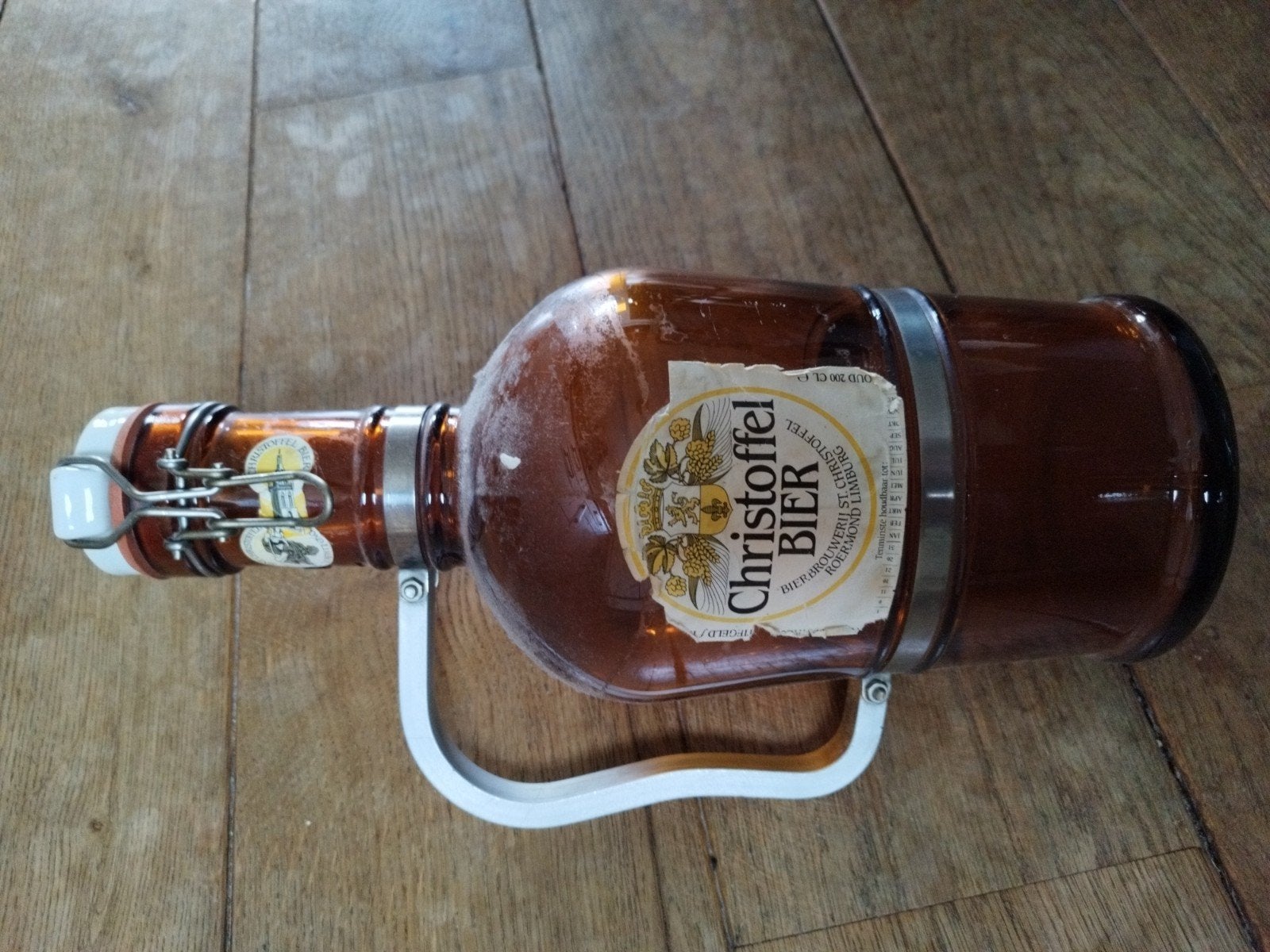 Christoffel Bier Fles met Beugel en Handvat, Ophalen of Verzenden, Gebruikt