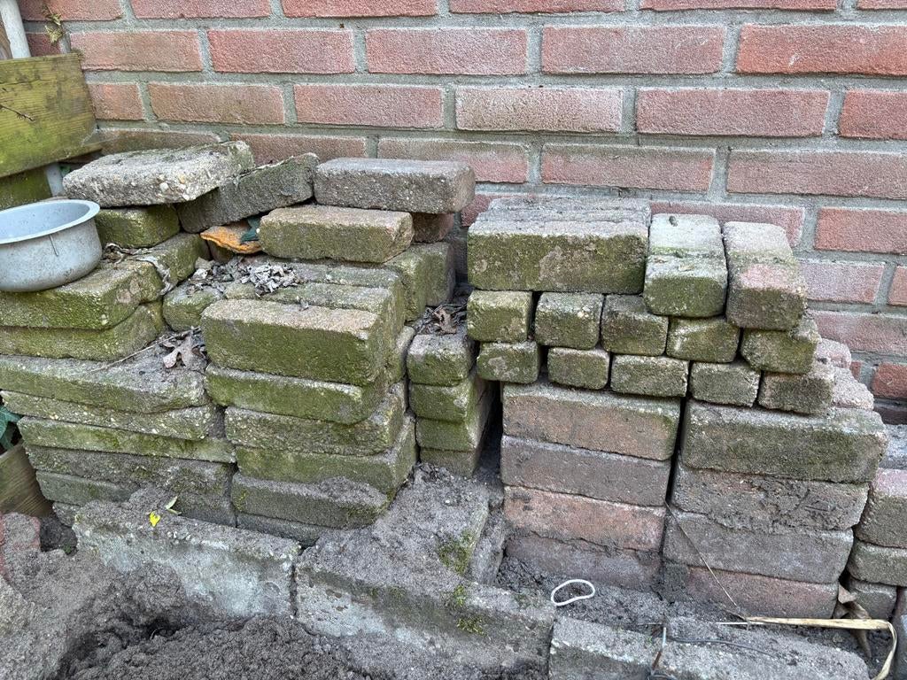 Gebruikte stenen voor tuin of bestrating, Tuin en Terras, Ophalen, Zo goed als nieuw