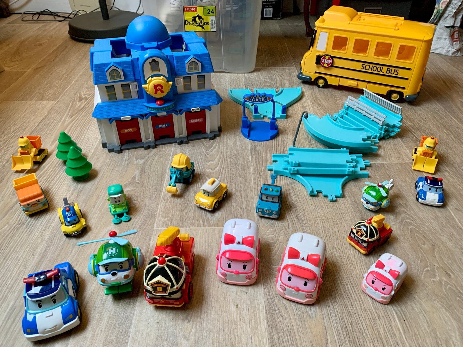 Grote speelset Robocar Poli, Kinderen en Baby's, Ophalen of Verzenden, Zo goed als nieuw