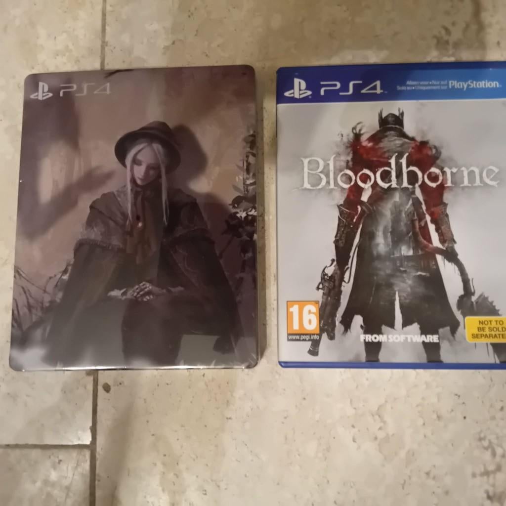 Bloodborne , Game & Steelbook , voor Ps4 / ps5, Ophalen, Vanaf 18 jaar, Overige genres, 1 speler