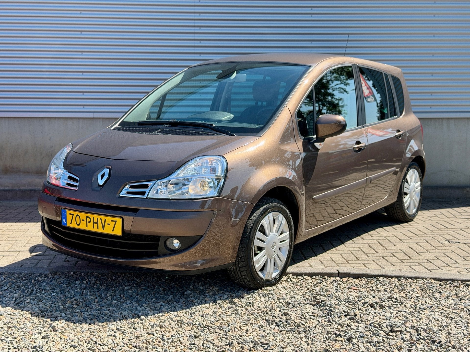 Renault Grand Modus 1.6-16V Exception Automaat [ 1e eigdeale, Auto's, Gebruikt, Zwart, 4 cilinders, Bruin