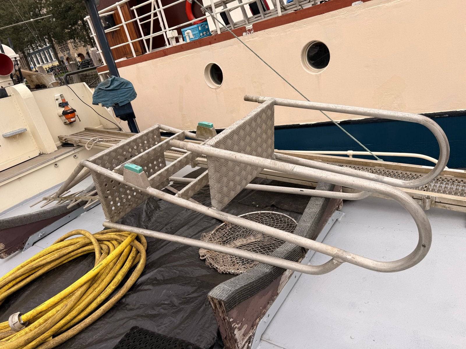 Aluminium duiktrap voor boot, Ophalen, Gebruikt, Overige typen