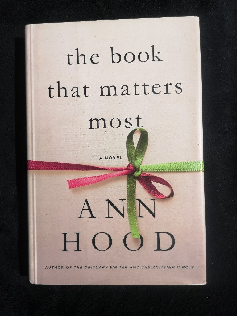 Ann Hood, The Book that Matters Most, Ophalen of Verzenden, Gelezen
