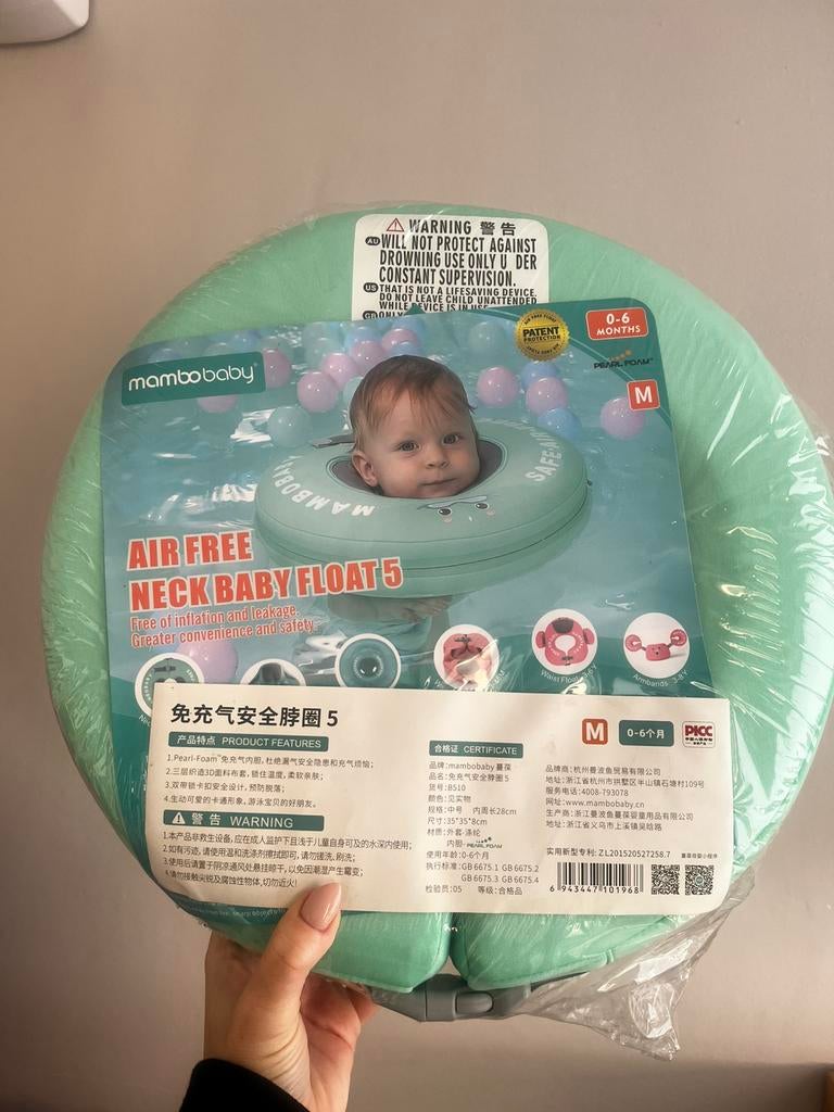 Baby neckfloat mambobaby, Ophalen, Zo goed als nieuw, Jongetje of Meisje, Zwem-accessoire