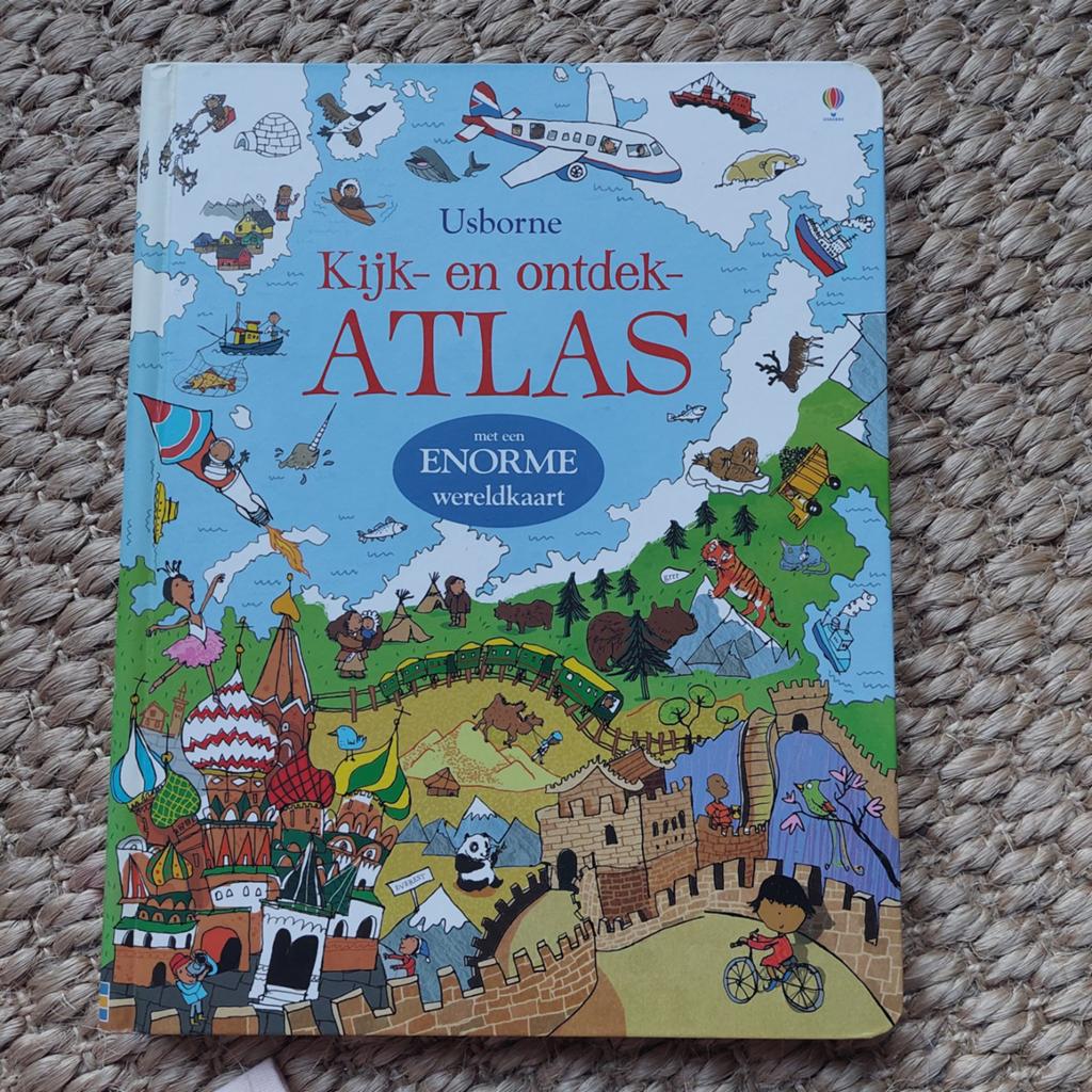 Kijk en ontdek atlas, Usborne, Overige atlassen, Ophalen of Verzenden, Zo goed als nieuw