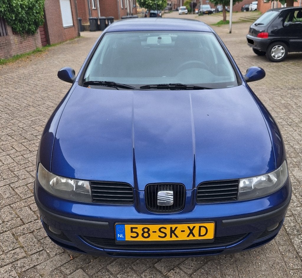 Seat Leon 1.6 16V 77KW 2006 Blauw APK tot 03/27, Auto's, Voorwielaandrijving, Stof, 4 cilinders, 1200 kg