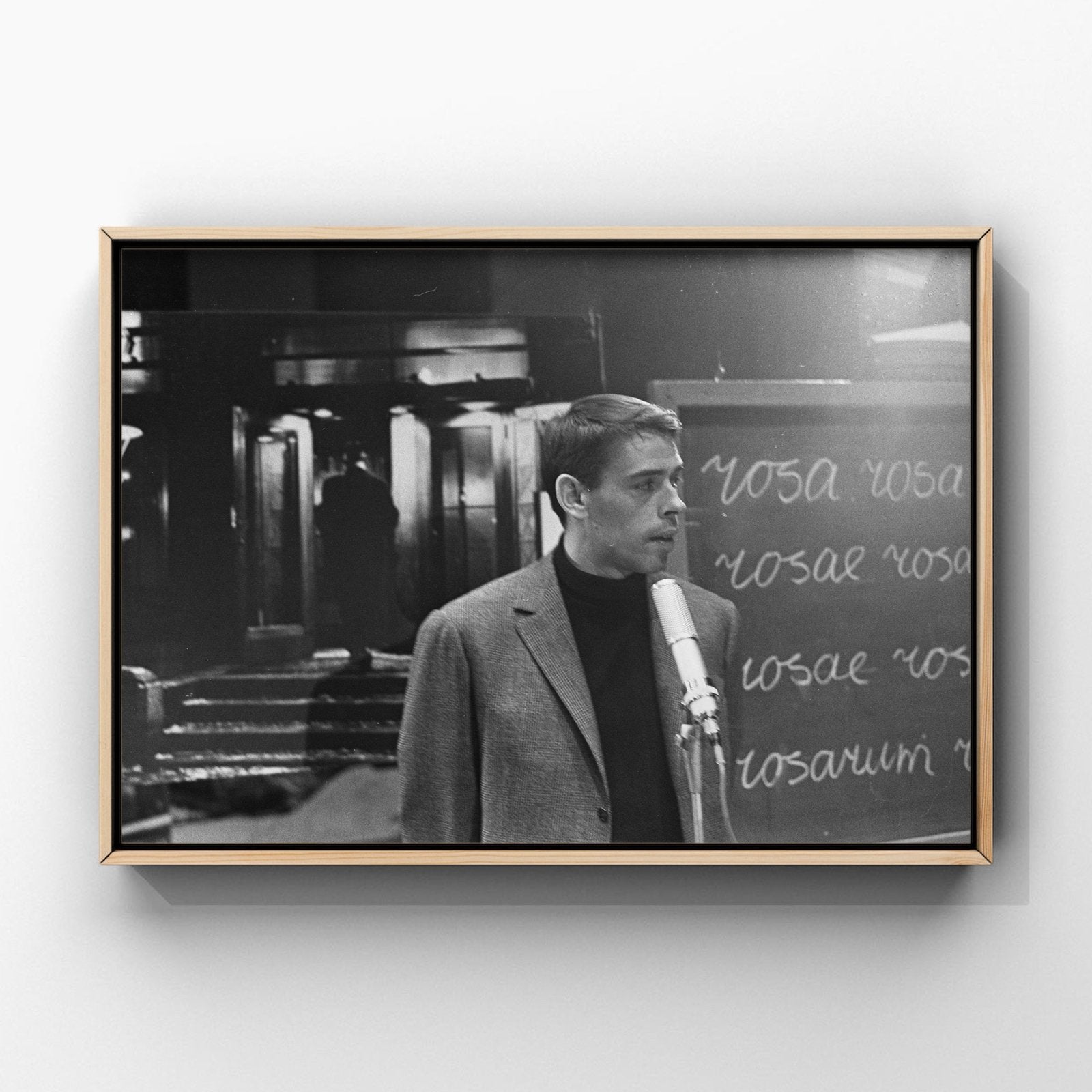 Jacques Brel, opnamen Domino, Amsterdam 1963 Joop van Bilsen, Ophalen of Verzenden, Zo goed als nieuw, Foto of Kaart