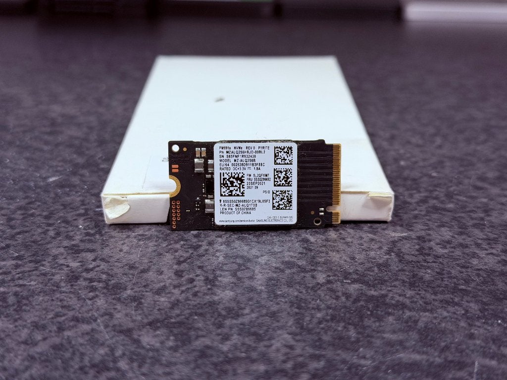 Samsung PM991a NVMe m.2 SSD - 256GB - 1 beschikbaar, Intern, Gebruikt, 256GB, SSD