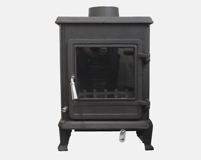 Gietijzeren Houtkachel | Bestfire EC-B5-G (6 KW), Niet ingevuld, Niet ingevuld, Ophalen of Verzenden, Vrijstaand